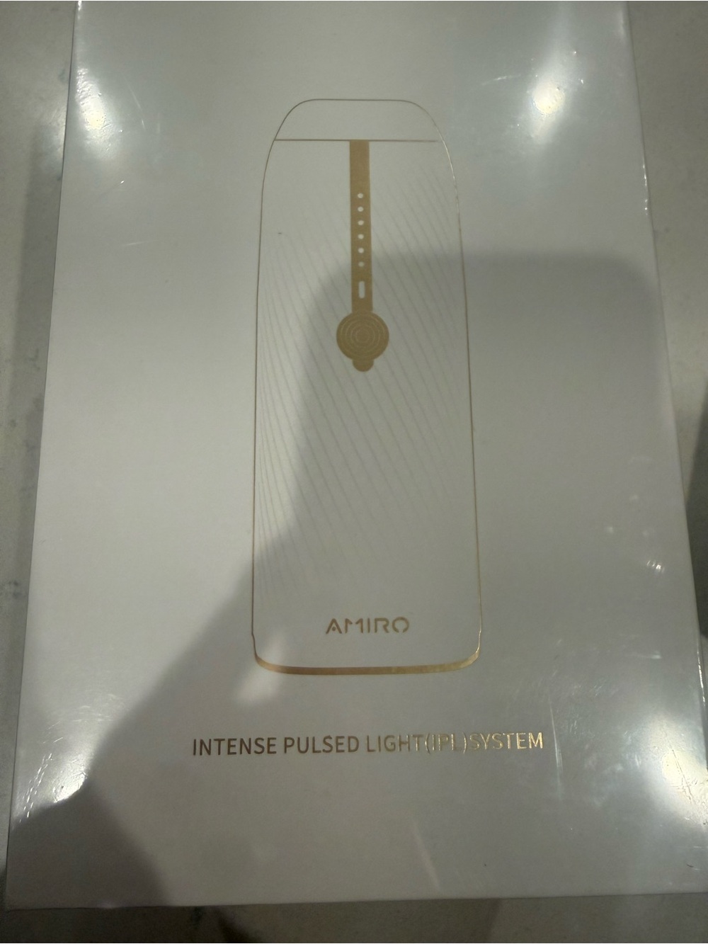 Amiro IPL Hair Removal Device - White & Gold